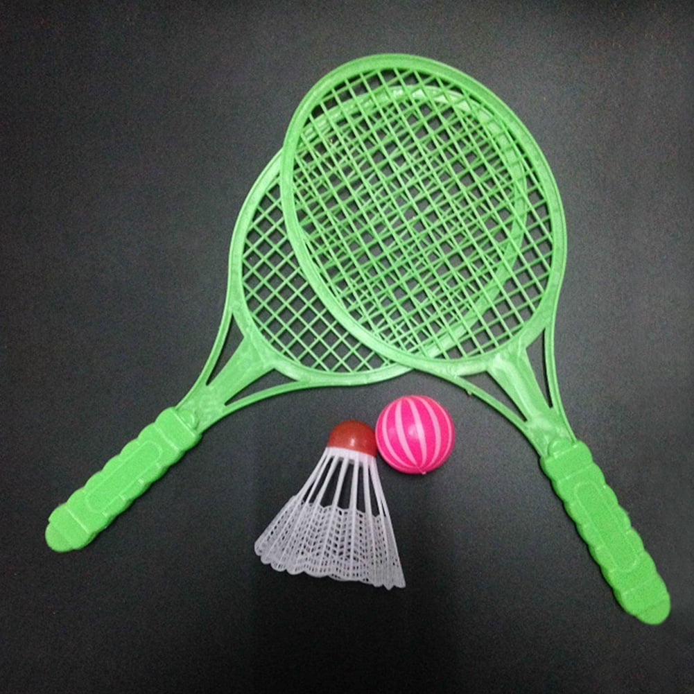 1 Set Mini Alloy Tennis Racket Parent-Child Sports Game Toys Playing Game Playth 