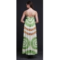 thumbnail image 2 of Bimba Robe de Soirée Longue Maxi à Bretelles Spaghetti Dos Nu Imprimée Teinture sur Nœuds en Rayonne pour Femmes - Grande, 2 of 5