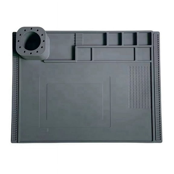 Repair Pad Insulation Heat- Soldering Station Silicon Soldering Mat Work Pad Desk for BGA Soldering Station