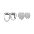 thumbnail image 5 of Unique Bargains 1 Set Fake Teeth Grills Fashion Arc Shape for Hip Hop Gift Silver Tone, 5 of 6