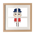 thumbnail image 1 of norway country eu flag uu Frame Wall Tabletop Display 4 Openings Picture, 1 of 3