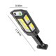 thumbnail image 3 of Teissuly Solar Outdoor Lights Motion Sensor Solar Powered Lights 3 Modes With 43 LED Lamp Beads Wall Security Lights For Fence Yard Garden Patio Front Door Teissuly WER202312140161, 3 of 8