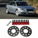 thumbnail image 4 of Hub Bore Wheel Adapter, 57.1mm Center Bore Hub Centric Wheel Spacer Kit Aleación De Aluminio 5x10 0/5x112 Con Perno De Bola Para Automóvil ZAQW Rojo, 4 of 8