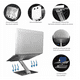 thumbnail image 3 of Base Soporte Para Laptop Aluminio Pliegue Portátil Gris, 3 of 5
