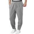 thumbnail image 2 of Dagegui Mens Sport Pants Baggy Drawstring Elastic Waist Sweatpants Casual Loose Fit Running Athletic Joggers with Pockets Gray XXXL, 2 of 6