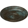 thumbnail image 3 of Ekena Millwork 12"OD x 1"P Traditional Ceiling Medallion (Fits Canopies up to 2 3/4"), Hand-Painted Bronze Blue Patina, 3 of 6