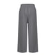 thumbnail image 5 of Pantalones casuales SCZ de bolsillo recto cintura elástica suelta color sólido moda mujer gris S, 5 of 6