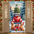 thumbnail image 6 of Colorful Illustration Penguin Christmas Banner Decorative Print Holiday Winter Scene for Party Celebration Indoor Decoration, 6 of 9