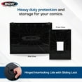 thumbnail image 5 of BCW SHORT COMIC BOOK BIN - Black Plastic Storage Box w One Partition 1-Box, 5 of 7