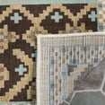 thumbnail image 5 of SAFAVIEH Veranda Moriah Southwestern Indoor/Outdoor Area Rug, 8' x 11'2", Cream/Chocolate, 5 of 7