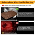 Induction Cooktop Protector Mat, FoodGrade Silicone Induction Cooktop Mat Stove Guard Heat