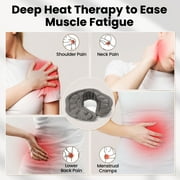 MaxKare Microwavable Heating Pad for Neck and Shoulder,Weighted Heating Pad,Neck and Hot Neck Wrap,Grey
