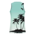 thumbnail image 5 of BVOFAR Men's Big and Tall Tank Tops Summer Sleeveless Crewneck Tops Loose Fit Hawaiian Beach Shirts Multicolor S, 5 of 5