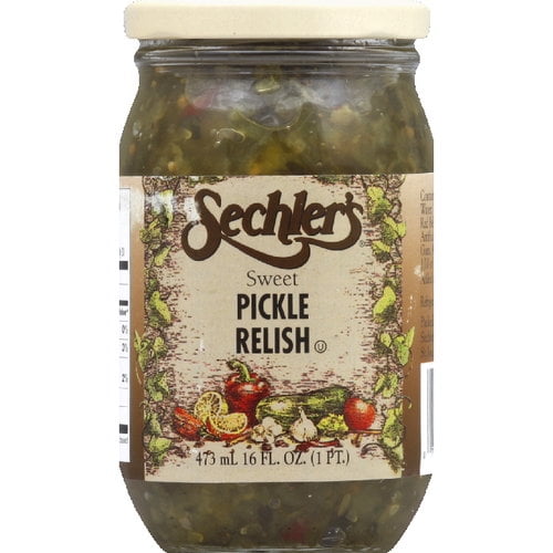 Sechler's Sweet Pickle Relish, 16 oz (Pack of 6)