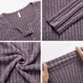 thumbnail image 3 of Long Sleeve Shirts for Women Casual Tunic Tops Dressy Crew Neck Pullover Fall Lightweight Sweaters, 3 of 8