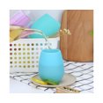 thumbnail image 3 of Paquete de 4 vasos de vino de silicona reutilizables e irrompibles para congelar, para fiestas y picnics, color azul, rosa, amarillo y verde, 3 of 4