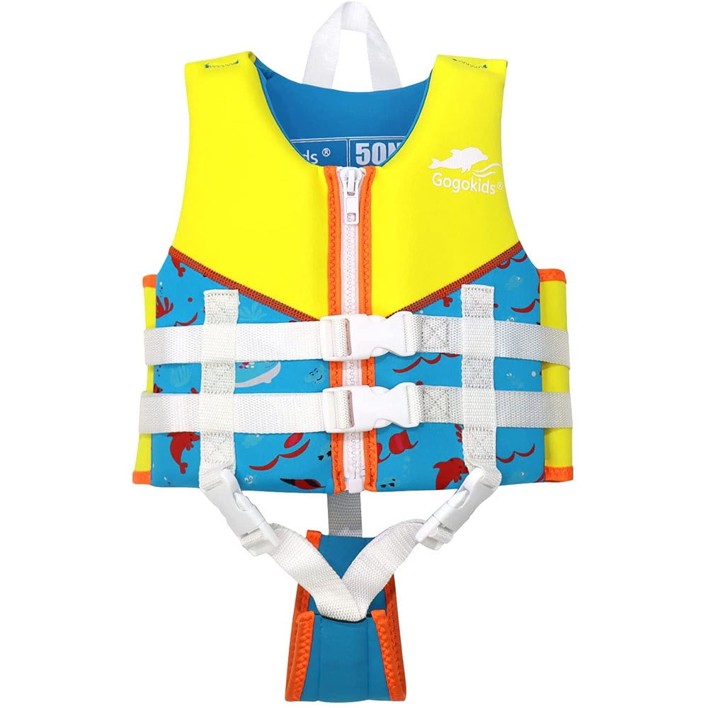 Gogokids Kids Swim Jacket Buoyancy Life Vest Neoprene Float Swimwear
