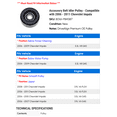 thumbnail image 2 of Accessory Belt Idler Pulley - Compatible with 2006 - 2011 Chevy Impala 2007 2008 2009 2010, 2 of 2