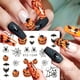 thumbnail image 2 of Calcomanías de agua de calabaza malvada para uñas, pegatinas de Arte de uñas de Halloween, fantasma, murciélago, telaraña, deslizadores de Anime, decoraciones de manicura, LASTZ-1249, 2 of 4