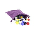 thumbnail image 3 of AmishToyBox.com Game Bag of 24 Glass Marbles 16mm Diameter and 6 Dice for Aggravation Game, 3 of 3