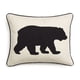 thumbnail image 2 of Bear Twill Decorative Pillow Black, 2 of 10