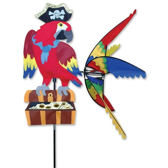 26" Pirate Parrot Wind Spinner