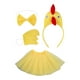 thumbnail image 3 of Conjunto de disfraz de pollo 3D, accesorios para niñas, falda de disfraz de animal para fiesta Amarillo, 3 of 9