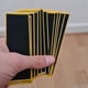 thumbnail image 4 of 100 Piezas /Lote Etiquetas Engomadas de Cinta Sin Cortar de Cubierta de Diapasón Negro Etiquetas Engomadas de Cinta de Agarre de Espuma Negra de 38mm x 110mm, 4 of 5