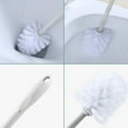 thumbnail image 2 of Bath Toilet Brushes for Bathroom with Holder Modern Design Easy Storage Toilet Bowl Brush Household Cleaning Supplies Bath Accessories, 2 of 6