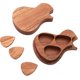 thumbnail image 1 of Fiudx Ofertas flash Artículos en oferta Caja de púas de madera La caja de púas de guitarra de madera contiene caja de púas de guitarra de madera, 1 of 2