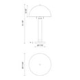 thumbnail image 5 of TL565019MB-Alora Lighting-Margaux - 2 Light Table Lamp-31.13 Inches Tall and 17.75 Inches Wide-Matte Black Finish, 5 of 7