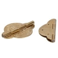 thumbnail image 2 of 2Set Antique Hinge Small Brass Hinge for Drawer Door Cabinet Wardrobes Foldable Table Home, 2 of 9