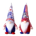 thumbnail image 4 of Memorial Day Decoration, 4th of July Decorations, 2PCS Patriotic Gnome Decor for Memorial Labor Veterans American Independence Day Decorations Gift Handmade Elf Dwarf Household Ornaments Decor, 4 of 9
