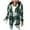 A3 Green, variant on Plaid Shirts Jackets for Women Casual Button Down Long Sleeve Shacket Jacket Warm Coat Fleece Lined Hoodie Casual Trendy Blouse Top Gray XL