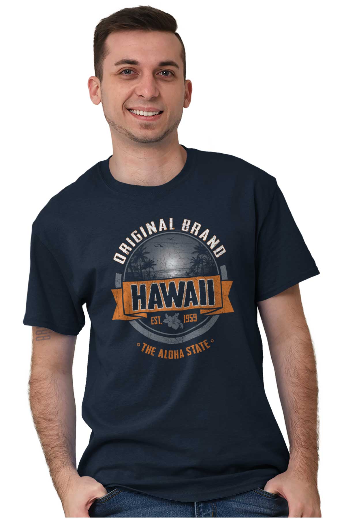 Brand Hawaii Souvenir Beach Graphic 