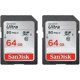 thumbnail image 1 of 2025 Latest Model Ultra 64GB 2-pack SDXC UHS-I Class 10 Memory Card Silver, Black, 1 of 1