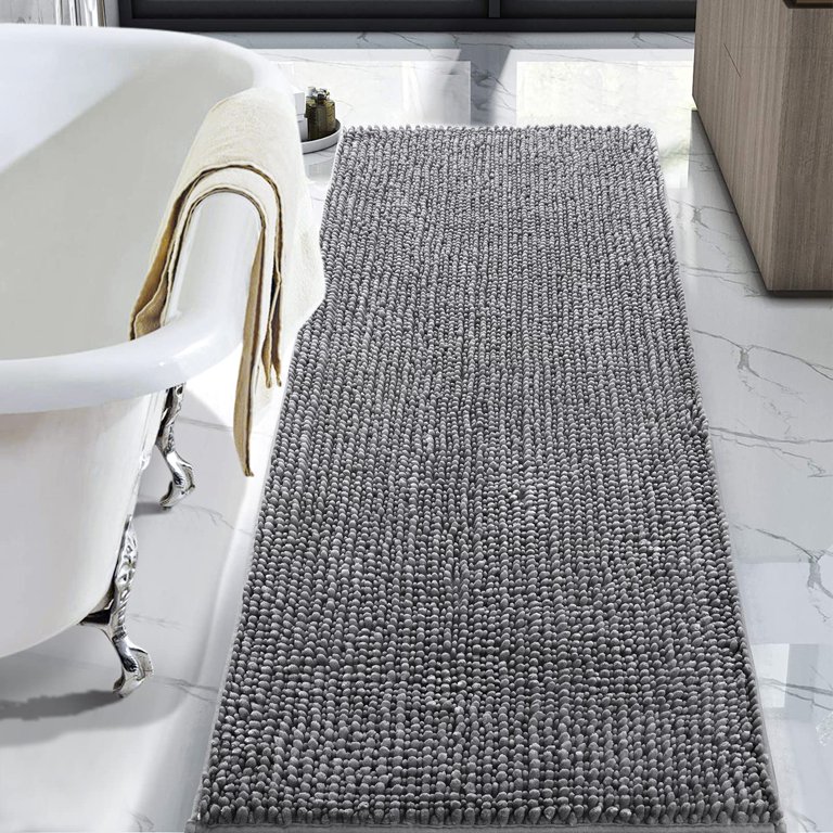 Bathroom Rugs Runner 24 X 60 Inch Extra Long Bathroom Rug Non-Slip