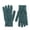 Sky Blue, variant on HJYCHN Winter Gloves for Women Full Finger Touchscreen Long Ribbed Texture Solid Color Design Thermal Gloves for Women White One Size