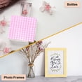 thumbnail image 4 of Uxcell 5x5mm Self Adhesive Mirrors Mosaic Tiles, 3600 Pcs Square Mini Glass Mosaic Disco Tile Sticker for DIY Craft Disco Ball Party Decoration, Pink, 4 of 5