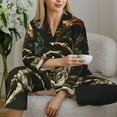 thumbnail image 6 of Naloa Skeleton Hand Rose Butterfly Pajamas for Women Set, Womens Pajama Sets, Lounge Sets for Women, 2pjs for Women-XX-Large, 6 of 7