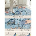 thumbnail image 5 of Crab Area Rug for Bedroom 3x5 Ft Coral Starfish Ocean Coastal Super Soft fuzzy Throw Rug Non-Slip Fluffy Plush Indoor Floor Carpet for Living Room Nursery Home Decor, 5 of 8