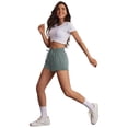 thumbnail image 7 of Pinspark Running Shorts for Women Quick Dry Gym Athletic Workout Shorts with Liner 2 Pockets Drawstring High Waisted Short, 7 of 7