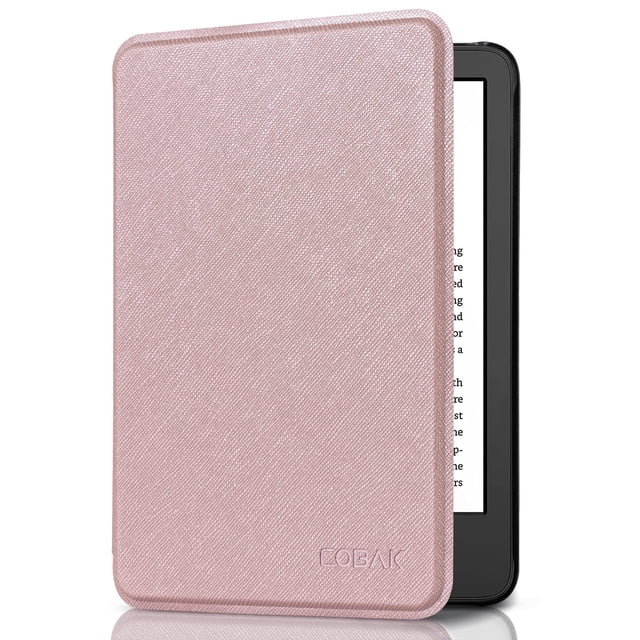 Funda CoBak para todos los nuevos lectores de libros electrónicos de 6 pulgadas 2024/2022 - Rosegold