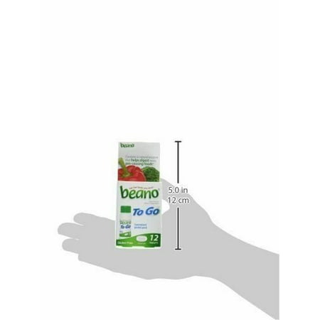 beano To Go Gas Prevention | Bloating Relief | 12 Tablets