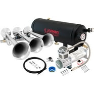 Train Horns For Trucks Loud Train Horn Kit For Trucks & Cars – 4 Trumpets, 3G Air Tank, 200 PSI, Complete System Air Horn Kit - Foto 10