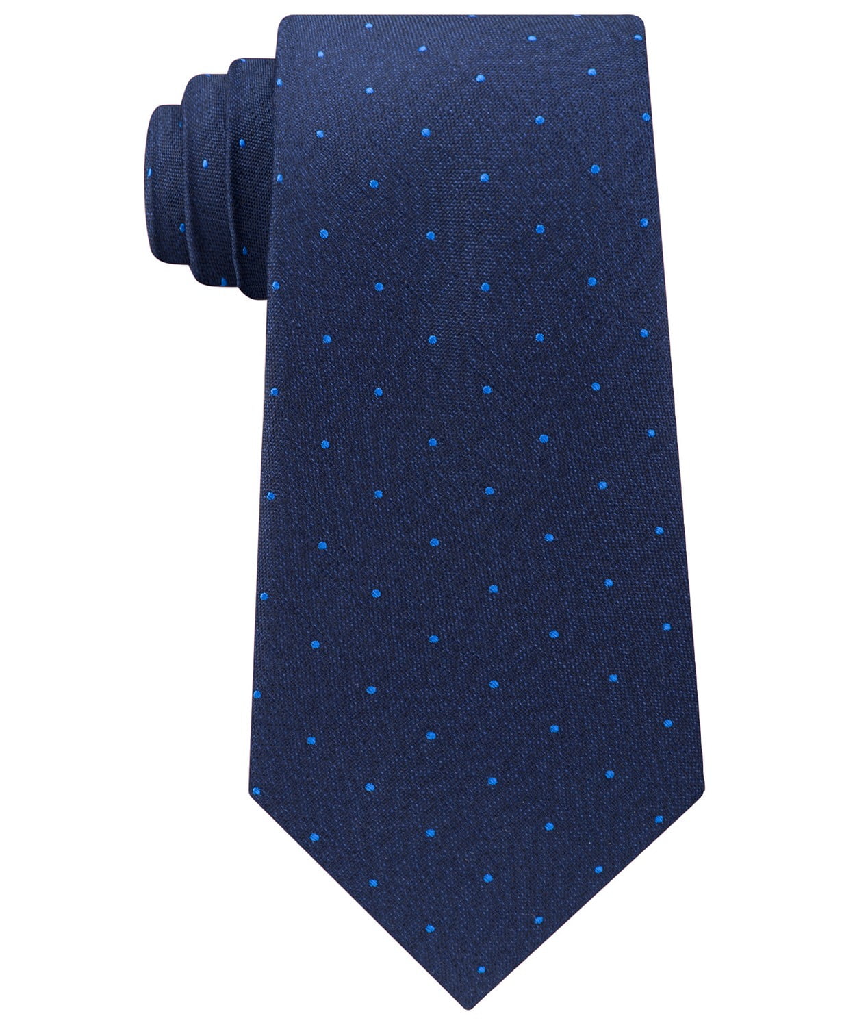 Tommy Hilfiger Ties - Tommy Hilfiger Navy Men's One Open Dots Silk Neck ...