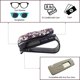 thumbnail image 3 of Soporte para gafas de sol para visera de coche, paquete de 2, soporte para gafas con clip para colgar, soporte para gafas para coche con cristales brillantes y clip para tarjetas y billetes, 3 of 7