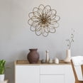 thumbnail image 3 of Joveco 20" Metal Flower Wall Decor Art Sculptures Distressed Hanging for Outdoor Living Room, 3 of 10
