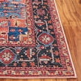 thumbnail image 6 of SAFAVIEH Serapi Winslow Oriental Machine Washable Area Rug, Red/Blue, 4' x 6', 6 of 13