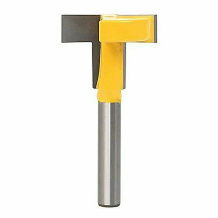 

BAMILL 1/4inch Shank T Slot Router Bit T-Track Woodwork Milling Cutter Tool Carbide